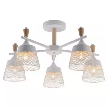 Потолочная люстра Seven Fires Olban SF3389/5C-WT-WD