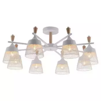 Потолочная люстра Seven Fires Olban SF3389/8C-WT-WD