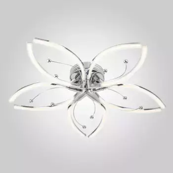 Потолочная светодиодная люстра Eurosvet Fiona 90056/5 хром