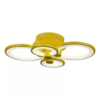 Потолочная светодиодная люстра iLedex Ring A001/4 Yellow
