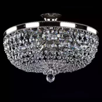 Потолочный светильник Artglass Gerta Dia 450 Nickel CE