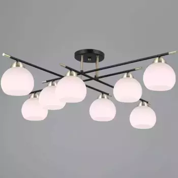 Потолочный светильник ILLUMICO IL0446-8CSQ-24 BK AB LIBRA