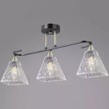 Потолочный светильник ILLUMICO IL0782-3CSQ-25 BK AB AREZZO