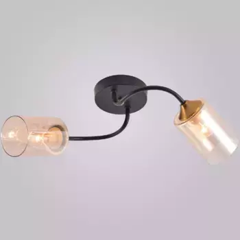 Потолочный светильник Reluce 01608-0.3-02 BK+BRASS