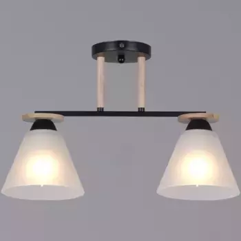 Потолочный светильник Reluce 11630-0.3-02 BK+WOOD