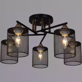 Потолочный светильник Reluce 91360-0.3-05 BK+FG