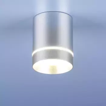 Потолочный светодиодный светильник Elektrostandard DLR021 9W 4200K хром матовый a037519