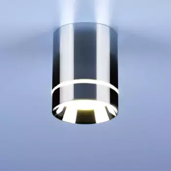 Потолочный светодиодный светильник Elektrostandard DLR021 9W 4200K хром a037521