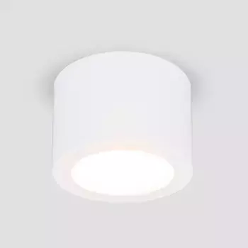 Потолочный светодиодный светильник Elektrostandard DLR026 6W 3000K белый матовый a063935