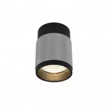 Потолочный светодиодный светильник iLedex Delta 1955-10W-3000K-36 BK+SL