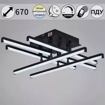 Потолочный светодиодный светильник Reluce 01323-0.3-06 BK