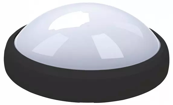 Потолочный светодиодный светильник Uniel ULW-O03-8W/NW IP65 BLACK 11133