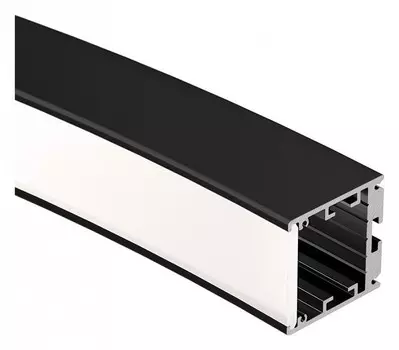 Профиль Arlight SL-ARC-3535-D1500-N90 BLACK (1180мм, дуга 1 из 4) 026596