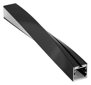 Профиль Arlight SL-ARC-3535-Twist90L-400 Black 032679