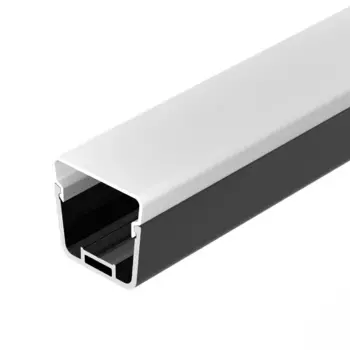 Профиль с экраном Arlight LINE-D-3734-2000 TETRA BLACK+OPAL 055072