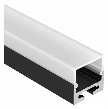 Профиль с рассеивателем Arlight SL-LINE-2011M-2500 BLACK+OPAL SQUARE 027993