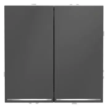 Проходной переключатель двухклавишный с подсветкой Voltum S70 VLS020406