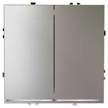 Проходной переключатель двухклавишный с подсветкой Voltum S70 VLS020404