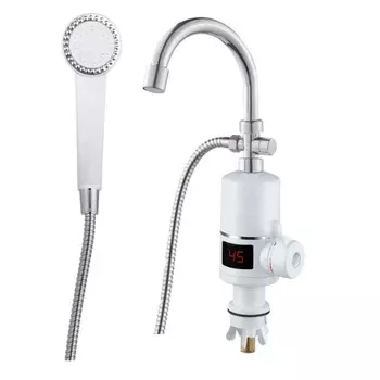 Проточный водонагреватель Fashun A560 белый, хром