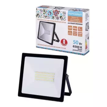 Прожектор светодиодный TDM Electric Народный СДО-04-050Н-Ф 50W 6500К SQ0336-0234