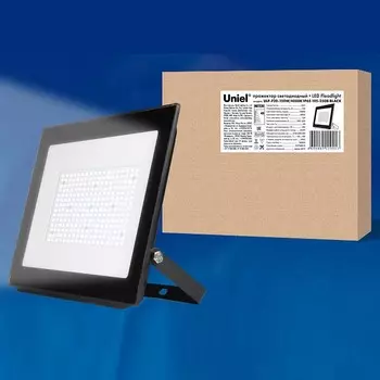 Прожектор светодиодный Uniel ULF-F20-150W/4000K IP65 195-250В black UL-00005156