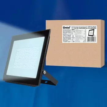 Прожектор светодиодный Uniel ULF-F20-150W/6500K IP65 195-250В black UL-00005157