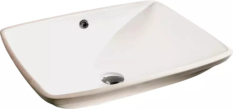 Встраиваемая раковина beWash Balaton 51 белая глянцевая