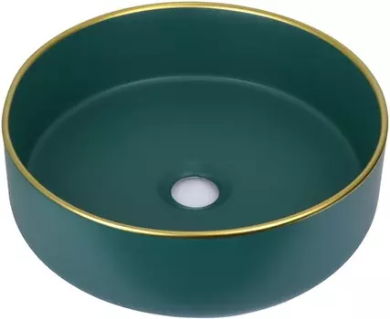 Раковина Bronze De Luxe 1054 зелёная