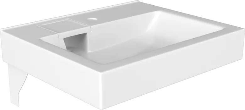 Раковина DIWO Ростов RRnS500 50 на стиральную машину, с кронштейнами