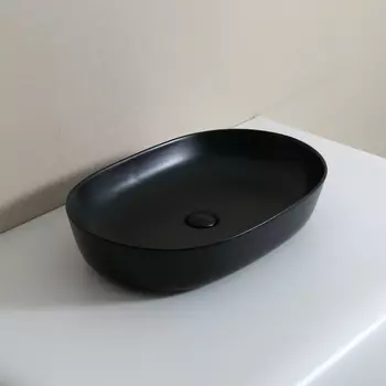 Накладная раковина Gid 61 Bm1348 черная матовая