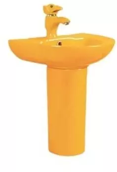 Подвесная раковина Gid 42 Nb192-OR оранжевая