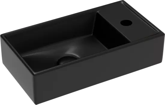 Раковина маленькая в туалет Ceramicanova Element CN6051LMB черный матовый