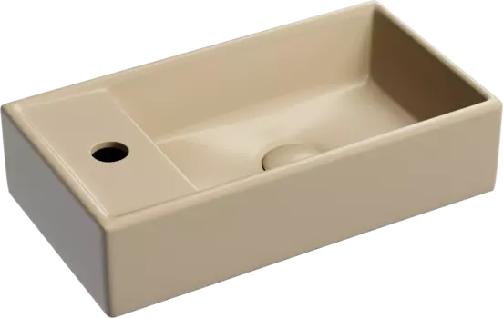 Раковина маленькая в туалет Ceramicanova Element CN6051RMC капучино матовый