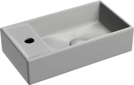 Раковина маленькая в туалет Ceramicanova Element CN6051RMH антрацит матовый