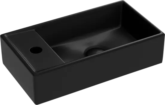 Раковина маленькая в туалет Ceramicanova Element CN6051RMB черный матовый