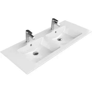 Раковина мебельная двойная Opadiris Ibiza 121 белый