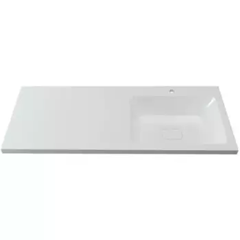 Раковина на стиральную машину Orange 110 правая белая