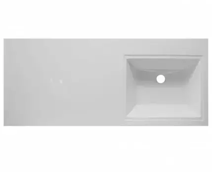 Раковина над стиральной машиной Brevita Эстет Даллас 120 правая белая