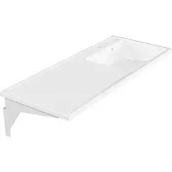 Раковина над стиральной машиной Paola Magenta 120 правая белая