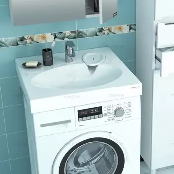 Раковина над стиральной машиной Санта Луна 60х54