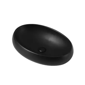 Накладная раковина Abber Bequem AC2102MB матовая черная