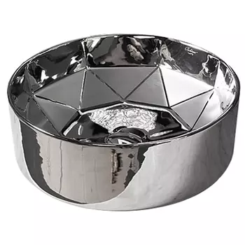 Раковина накладная Armadi Art NeoArt 40 серебро