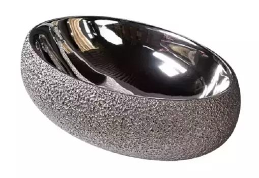 Раковина накладная Armadi Art NeoArt 48 серебро