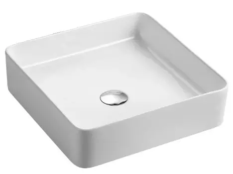 Раковина накладная Azario 40 см белый (AZ-2179)