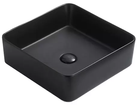 Раковина накладная Azario 41.5 см черный (AZ-7050DMB)