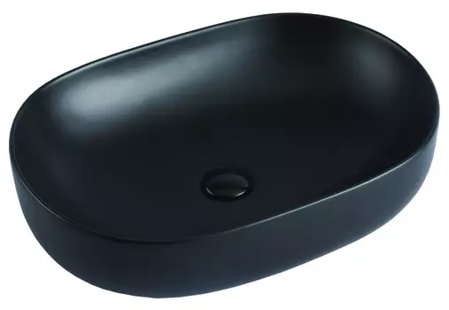 Раковина накладная Azario 60 см черный матовый (AZ-78326MB)