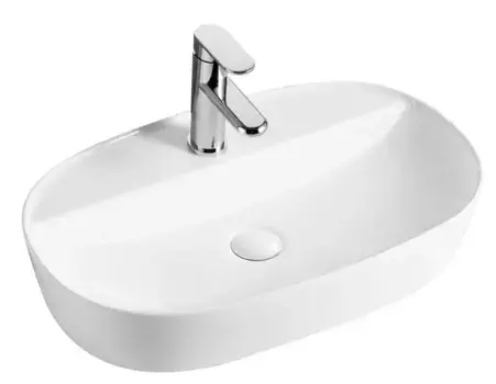 Раковина накладная Azario 61 см белый (AZ-2203)