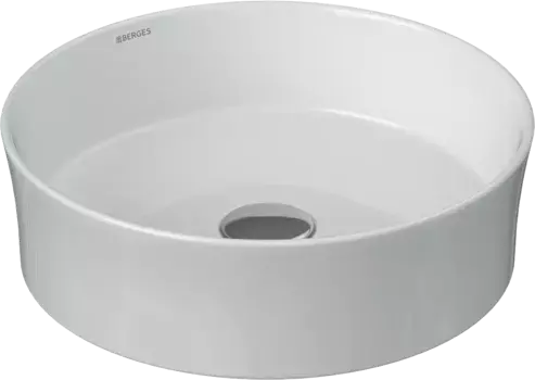 Раковина накладная Berges Ego SL 38х38 белый глянцевый