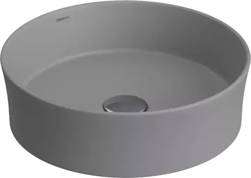 Раковина накладная Berges Ego SL 38х38 серый матовый