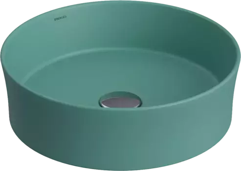 Раковина накладная Berges Ego SL 38х38 темно-зеленый матовый